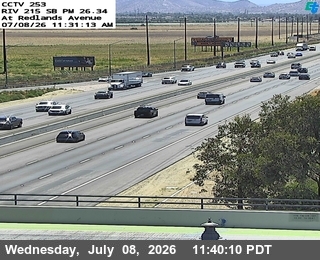 Snapshot from I-215 : (253) Redlands Avenue