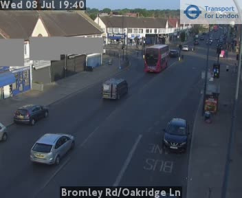 Snapshot from Bromley Rd/Oakridge Ln