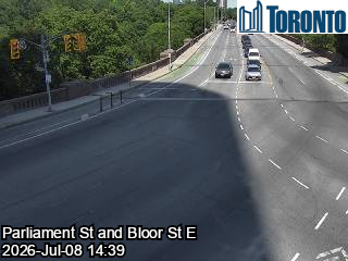 Snapshot from BLOOR ST E / PARLIAMENT ST