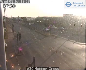 Snapshot from A30 Hatton Cross