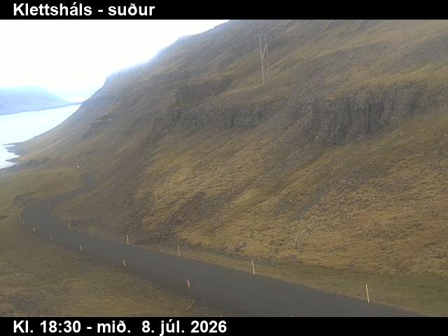 Snapshot from Klettsháls - brekka — Klettsháls í suður