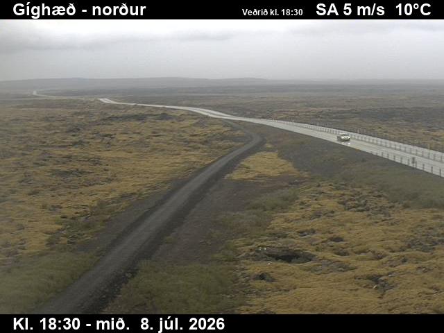 Snapshot from Gíghæð — Gíghæð séð til norðurs