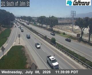 Snapshot from US-101 : South of John Street