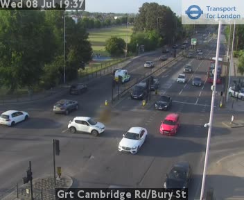 Snapshot from Grt Cambridge Rd/Bury St