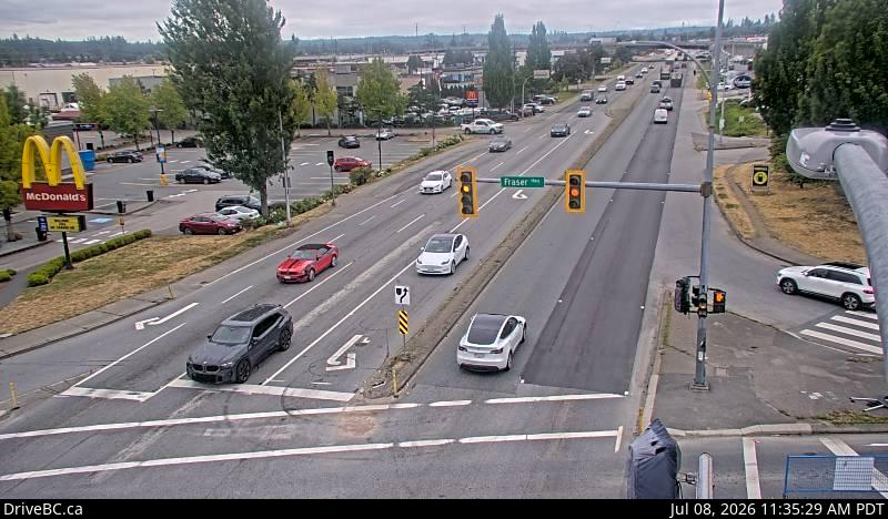 Snapshot from Hwy 10 at Fraser Highway - SW