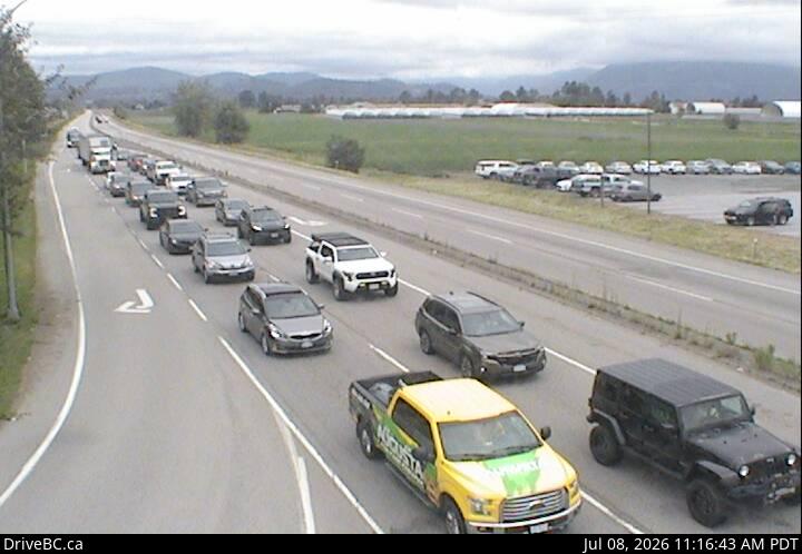 Snapshot from Hwy 11 at Clayburn Road - N