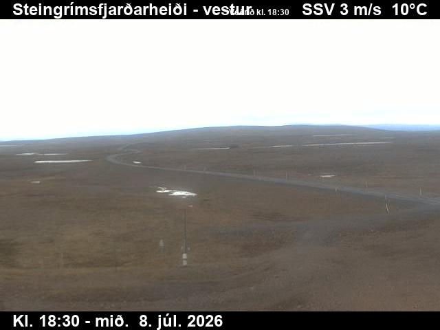 Snapshot from Steingrímsfjarðarheiði — Steingrímsfjarðarheiði séð til vesturs