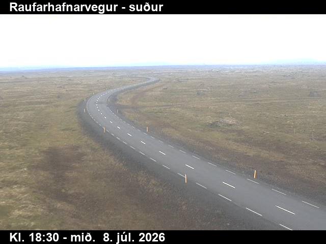 Snapshot from Raufarhafnarvegur — Raufarhafnarvegur séð til suðurs