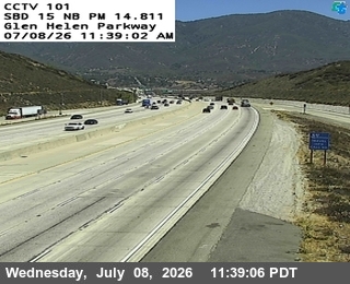 Snapshot from I-15 : (101) Glen Helen Parkway