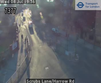 Snapshot from Scrubs Lane/Harrow Rd