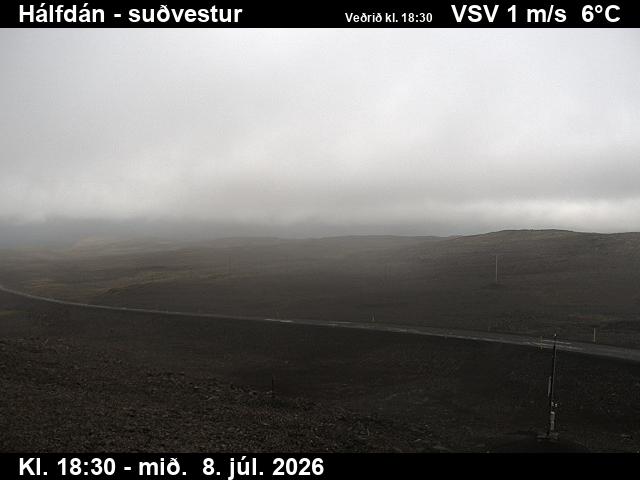Snapshot from Hálfdán — Hálfdán séð í suðvestur