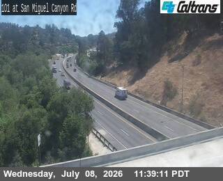 Snapshot from US-101 : San Miguel Canyon Rd