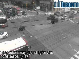 Snapshot from THE QUEENSWAY / ISLINGTON AVE