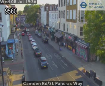 Snapshot from Camden Rd/St Pancras Way