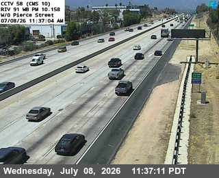 Snapshot from SR-91 : (58) West of Pierce