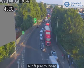 Snapshot from A23/Epsom Road