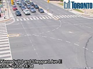 Snapshot from SHEPPARD AVE E / KENNEDY RD
