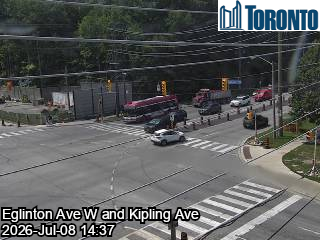 Snapshot from EGLINTON AVE W / KIPLING AVE