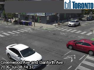 Snapshot from DANFORTH AVE / GREENWOOD AVE