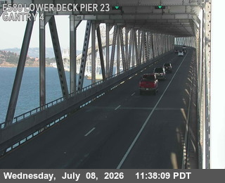 Snapshot from TVR24 -- I-580 : Lower Deck Pier 23