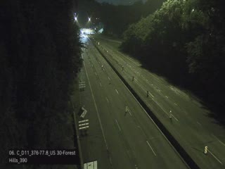 Snapshot from I-376 @ Exit 79A (US 30 East Forest Hills) Eastbound