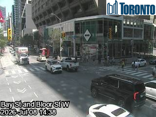 Snapshot from BAY ST / BLOOR ST W