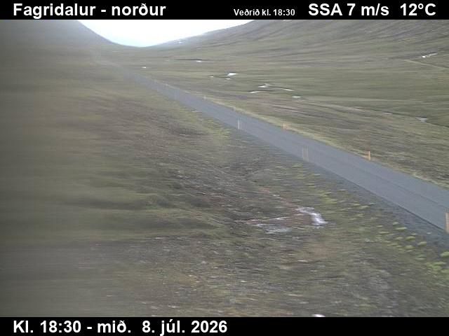Snapshot from Fagridalur — Fagridalur séð til norðurs
