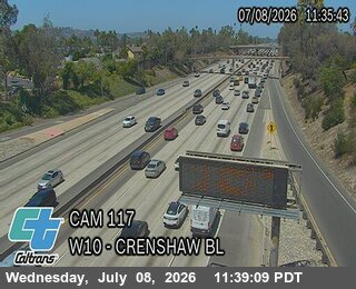 Snapshot from I-10 : (117) Crenshaw Blvd