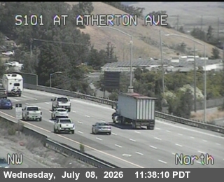 Snapshot from TVE91 -- US-101 : AT ATHERTON AVE