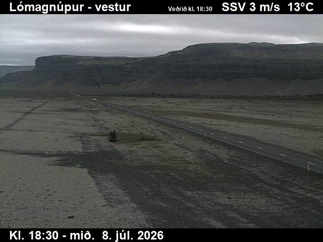 Snapshot from Lómagnúpur — Lómagnúpur séð til vesturs