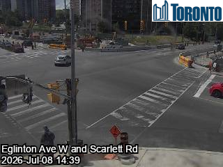 Snapshot from EGLINTON AVE W / SCARLETT RD