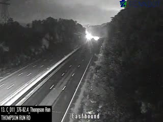 Snapshot from I-376 @ MM 82.4 (Thompson Run Rd) Eastbound