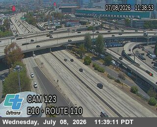 Snapshot from I-10 : (123) Route 110 CHP Tower