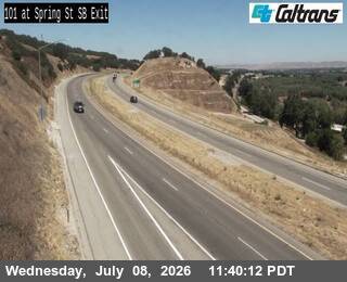 Snapshot from US-101 : Spring Street Southbound Exit