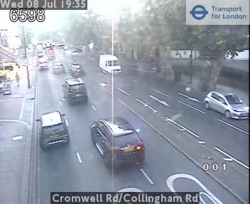 Snapshot from Cromwell Rd/Collingham Rd