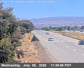 Snapshot from TVB63 -- US-101 : South Of Monterey Road