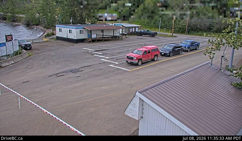 Snapshot from Francois Lake Northbank Ferry Landing