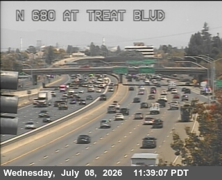 Snapshot from TV219 -- I-680 : AT TREAT BL