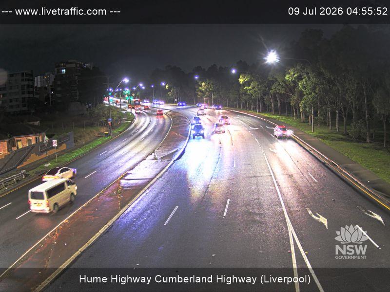 Snapshot from Hume Highway (Cumberland Highway, Liverpool)
