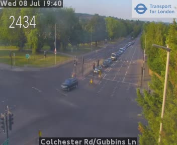 Snapshot from Colchester Rd/Gubbins Ln