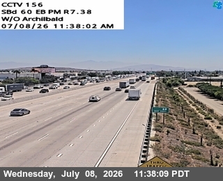 Snapshot from SR-60 : (156) West of Archibald Avenue (Cucamonga Creek)