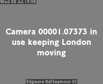 Snapshot from Edgware Rd/Seymour St