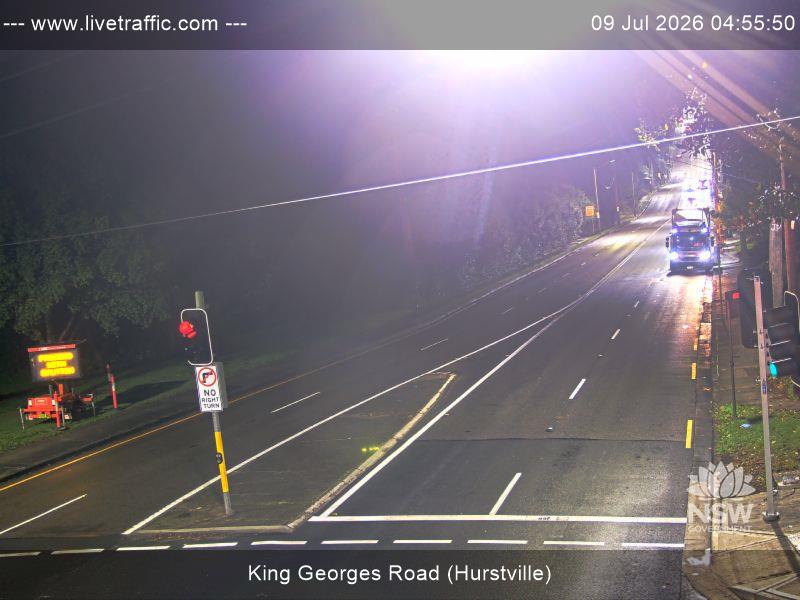 Snapshot from King Georges Road (Hurstville)
