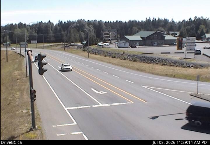Snapshot from Highway 4 at Alberni Highway - N