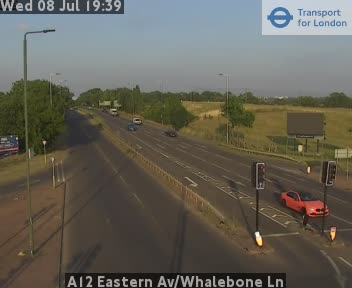 Snapshot from A12 Eastern Av/Whalebone Ln