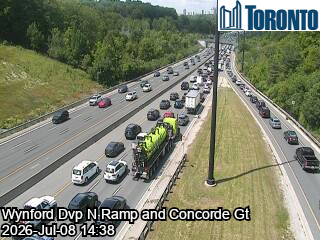 Snapshot from DON VALLEY PARKWAY / CONCORDE GT