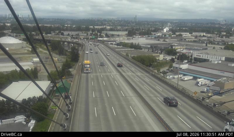 Snapshot from Alex Fraser Bridge - N