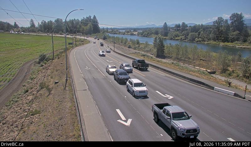 Snapshot from Hwy 19A at 17 Street Bridge - S