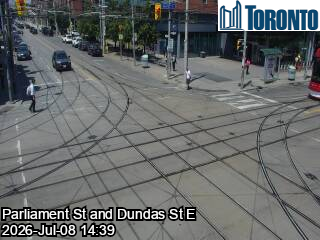Snapshot from DUNDAS ST E / PARLIAMENT ST