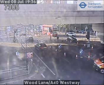 Snapshot from Wood Lane/A40 Westway